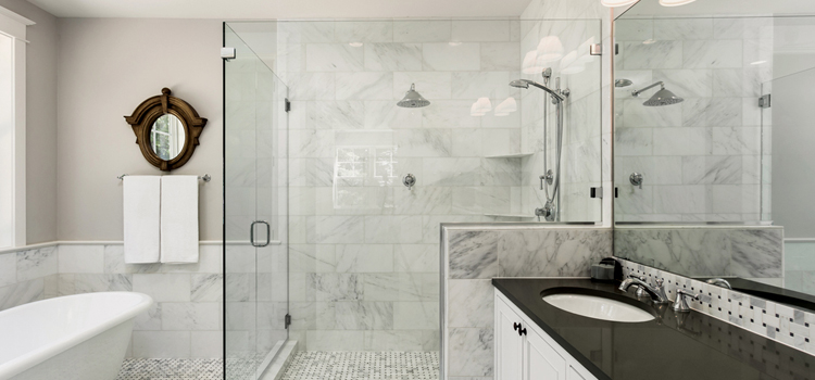 bathroom shower door installation in Magalia